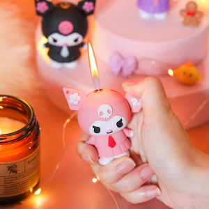 【Buy 1 get 3】Cute Cartoon Doll Handy Lighter/Refillable Cute Doll Lighter for Daily Use/Ear Click Doll Lighter
