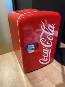 COD Coca-Cola Small Refrigerator Mini Fridge Refrigerator Inverter Small FridgeCar Mini Refrigerator Refrigeration Household Dormitory Students Changes In Temperature Box4L/6L/8L/9L/12L/20LF