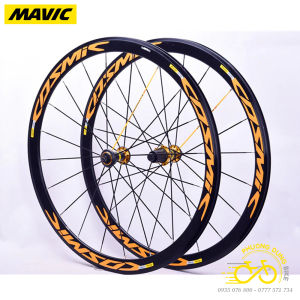 Bộ Vành Nhôm Xe Đạp Road MAVIC COSMIC 700Cx40mm – Nhôm Nhẹ Hub Carbon Cối Nổ To