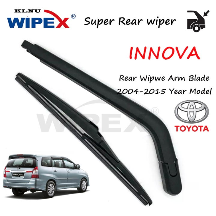 KLNU Toyota INNOVA Rear Wiper arm Blade JAPAN Quality for 20042015