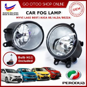 【 Perodua Bezza / Myvi 2012 - 2021 / Alza 2014 / Axia Se 】Sport Light - Fog Lamp OEM ( Made in Malaysia / OEM Fitting ) Bug Zapper Light Bulb Replacement Medusa Lamp Shade Replacement - Lazada
