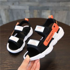 HF Kids Korean Style Fashion Sandals Girls Outdoor Sports Sandals Soft And Comfortable Beach Sandals Non-slip Open Toe Sandals Boy Girl Summer Sandals kasut budak pempuan 22012103
