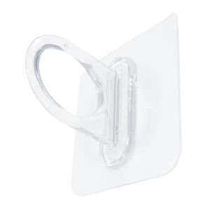 แผ่นกาว ห่วงใส ติดผนัง ตะขอแขวน ห่วงใส ที่แขวนขวดเจล ขวดแชมพู ที่แขวนขวดปั๊ม รับน้ำหนักดี