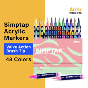 Arrtx Simptap Acrylic Marker 48 Colors