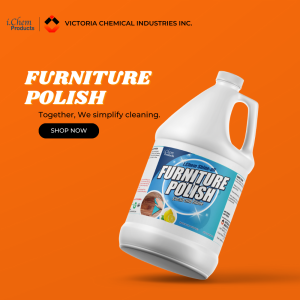 ICHEM PRODUCT FURNITURE POLISH 1 GALLON (Wood furniture cleaner Wood cleaner spray Wood cleanser Rubber Shiner Plastic Shiner Matte Protectant Furniture polisher Non-toxic Organic ingredients Wood Cleaner)
