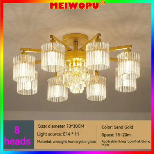 Wholesale And Retail Living Room Chandelier Crystal Ceiling Lamp Porch Bedroom Study Restaurant Light After Modern Luxury