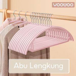 YooWoo Gantungan Baju/ Gantungan Pakaian/ Hanger Pakaian  Non-Slip/Hanger Baju Anti Karat/Gantungan Baju Anti slip