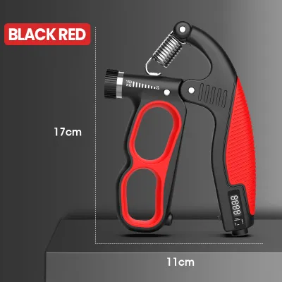 🇸🇬 Fast Delivery Grip Strength Trainer 10-60KG Adjustable Automatic counting Resistance Hand Grip Strength Trainer Fingers Wrist Forearm Exerciser Workout Gear Home Gym Exercise Equipment 可调节握力器 手部锻炼器 gifts Christmas present
