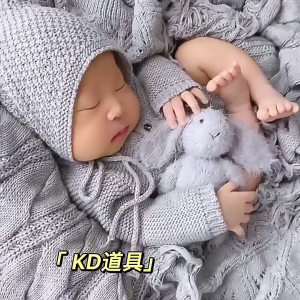 Vải Mohair cho trẻ sơ sinh Đồ chơi thỏ Giá Đỡ Ảnh bé handmade đan Búp bê thỏ sơ sinh stuffer động vật đạo cụ chụp ảnh