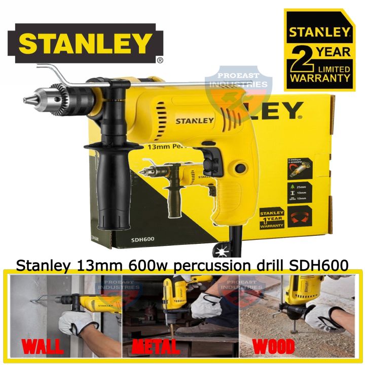 stanley 13mm 600W percussion drill SDH600 Lazada