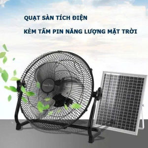 Quạt Tích Điện Năng Lượng Mặt Trời XCS - 118 Dung Lượng 10.000 mAh Thời Gian Dùng 8-10h