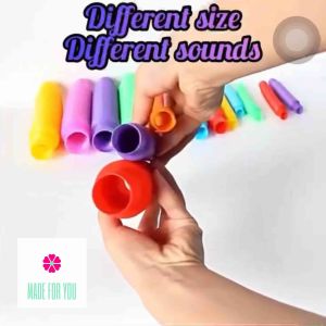 6pcs Pop Tube telescopic bellows Sensory Toys For Autistic Children And Fidgets For Kids Stress Relief Toys
