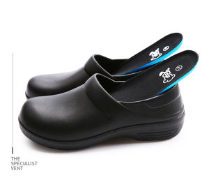 EIFAK 👨‍🍳👨‍🍳Chef Shoes for Men Women Non Slip & Oil-proof Kitchen Shoes Waterproof Garden Safety Work Shoes White Nurse Shoes Outdoor Water Proof Shoes for Rain Shoes 36-45