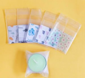 ซองพร้อมกระดาษ สำหรับ ใส่เทียนทีไลท์ แบบคละลาย