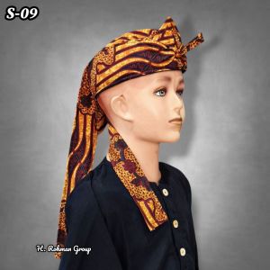 Iket Blangkon Batik Anak Praktis Siap Pakai Sunda Jawa Bali