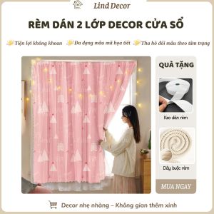 Rèm Dán Cửa Sổ 2 Lớp 12 Mẫu Chọn Lọc Họa Tiết Độc Quyền Trang Trí Phòng Siêu Xinh Tô Điểm Không Gian Sống