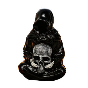 Halloween Skull Light Spooky Gothic Style Ornament Waterproof Decorative Light for Indoor Tabletops And Outdoor Garden Decor