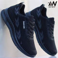 Sepatu Sneakers Pria Untuk Lari Sneakers Sepatu Running Bisa Cod Variasi 3 Warna Sepatu Sport. 