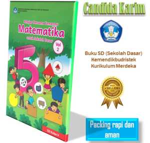 Paket Buku Matematika SD Kelas 5 Volume 2 Kurikulum Merdeka Dengan Packing Aman
