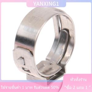 [COD] CHENJ 10pcs hose Clamps SINGLE EAR stepless 304สแตนเลสสตีล hose Clamps วงแหวนสำหรับซีลท่อ QUICK RELEASE CLAMP