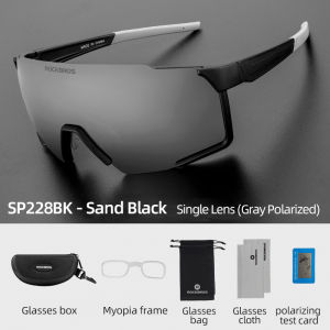 ROCKBROS Cycling Glasses Men Women HD Full Frame Sunglasses Polarized Photochromic UV Protection Sunglasses Ultralight MTB Road Bike Shades