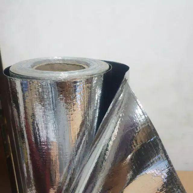 Merantau - [1 ROLL] ALUMINIUM FOIL ALUMUNIUM WOOVEN METALIZING DOUBLE SIDE INSULASI ATAP PEREDAM PANAS 2 MUKA PER ROLL