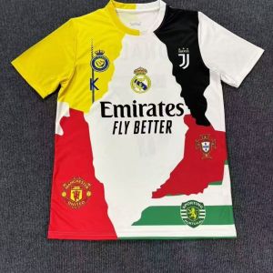 T-Shirt 2526 Football Fan Collection Large Size Top oversize 3XL 4XL Portugal Sports Ronaldo Commemorative Top Fan Edition