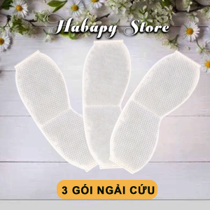 Túi chườm nóng mắt ngải cứu bịt mắt chườm nóng thảo dược giảm đau nhức mỏi mắt
