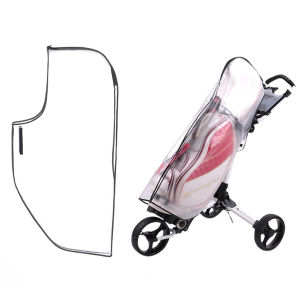 Golf Bag Rain Cover PVC Waterproof Outdoor Sports Equipment Protects Clubs from Rain and Dust Lightweight and Easy to Use