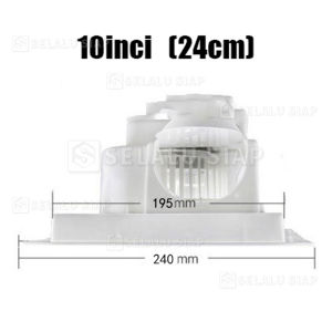 penyedot panas kamar Exhaust Fan  20cm 25 cm 28.5cm 8 inch 10 Inch / 8" 10" Ceiling Plafon Exhaust exhaust fan/heksos penyedot asap dapur/heksos penyedot ruangan/hexos penyedot udara ruangan panas