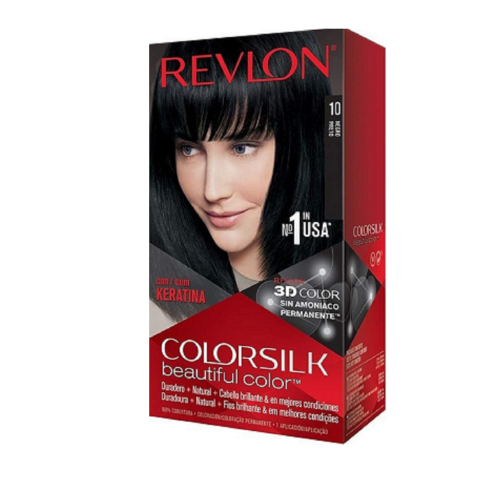 Revlon ColorSilk Hair Color with Free Ammonia (Black) | Lazada PH