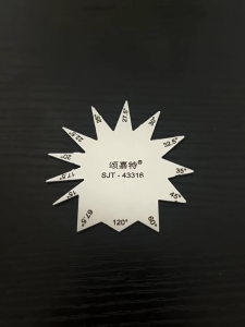 Chế biến gỗ Đo góc Đo 15-120 độ đo góc công cụ rõ ràng quy mô đa chức năng Góc đo