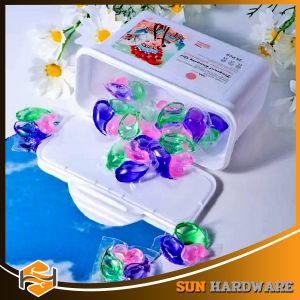 SUN HARDWARE THREE IN ONE LAUNDRY GEL BEADS LAUNDRY PODS DETERGENT CAPSULE 25 PCS. FRAGRANCE BEADS