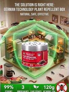 【Keeps Home Pest-Free】Indoor Pest Repellent Box Pest Control Rodent Repellent Insect Repeller Family-Safe Pest Mouse Repellent Box Non-Toxic Indoor Home/Kitchen