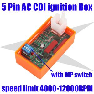 16h5 Pin Adjustable AC CDI DIP Switch C100 EX5 Racing YX140 YX160 BIZ100 AT110 POP100 Speed Limit 4000-12000 WAVE100点火器