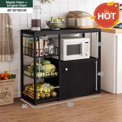 Kaman Rak Dapur Kayu Lemari Dapur Lemari Dapur Minimalis Rak Microwave Rak Dapur Minimalis