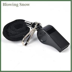 Blowing Football Soccer Referee Plastic Whistle Lanyard Emergency Loud Sound