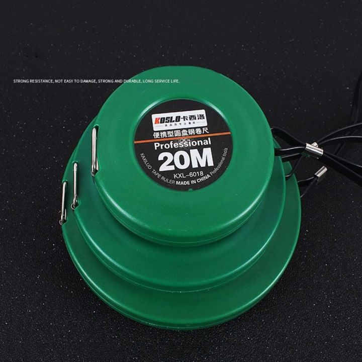 JILEI8621 10-50m Disc Steel Tape Measure with Concealed Rocker ...