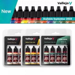 Vallejo Environmentally Friendly Water-based Paint Hand Coating Series 4x18ml Set New Game Color Acrylic Paint 72376-72395