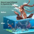 5 Pcs Driftwood Branches Aquarium Wood Decoration Natural Fish Tank Habitat Decor Wood for Lizard Assorted Size-Small. 