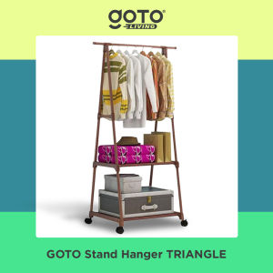 Goto Stand Hanger Gita Triangle Rak Segitiga Gantungan Baju Buku Serbaguna
