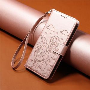 Luxury Flip Leather Casing For Xiaomi POCO M7 X6 X7 Pro C75 C85 F5 5G Cute Dog Cartoon Wallet Lanyard Stand Cover Case