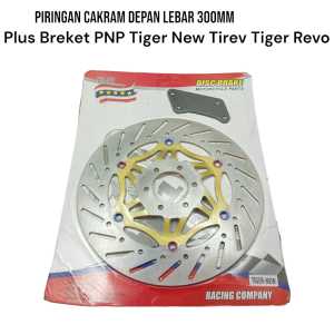 Piringan cakram depan lebar Tiger New 300mm Plus breket PNP Tiger New Tiger Revo Tirev