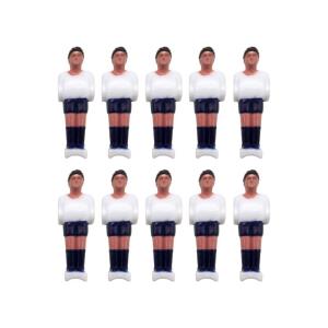 10Pcs nhựa cứng Bóng Đá Foosball Người Đàn Ông Bảng Chàng Trai cầu thủ bóng đá Nhựa bóng đá nhỏ Người Đàn Ông Foosball Thay Thế Người Chơi
