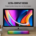 ROBOT RB580 Bluetooth Speaker Soundbar 10W Ultra Bass with RGB Light Bluetooth Chip 5.1 AUX TF Card Audio Colorful Compact  Cable Computer Connection Equipment  12 Months Warranty. 