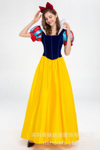 Autumn new collection: Halloween Snow White dress dress costume for stage performances