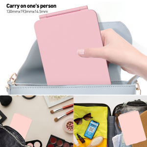Cermin Lampu LED/Cermin Make Up Meja Dengan Lampu LED Tombol Touch Screen Charge USB