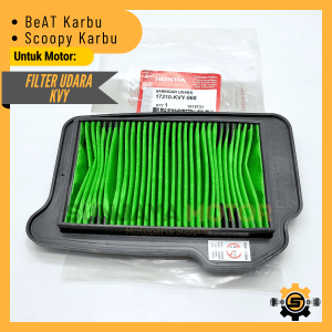 Saringan Udara Honda KVY Filter Udara Beat Karbu Scoopy Carbu Filter Saringan Hawa Ori AHM