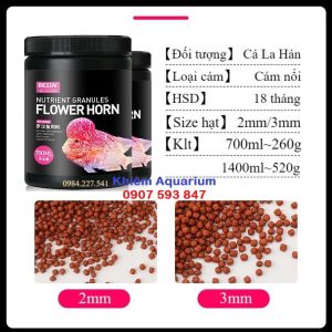 Cám Viên Thức Ăn Cá La Hán Hỗ Trợ Lên Đầu Tăng Màu Sáng Châu