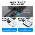 UGREEN SATA to USB 3.0 Adapter Cable with UASP SATA III to USB Converter for PS3/PS4 XBOX 2.5 3.5” Hard Drives Disk HDD and Solid State Drives SSD. 